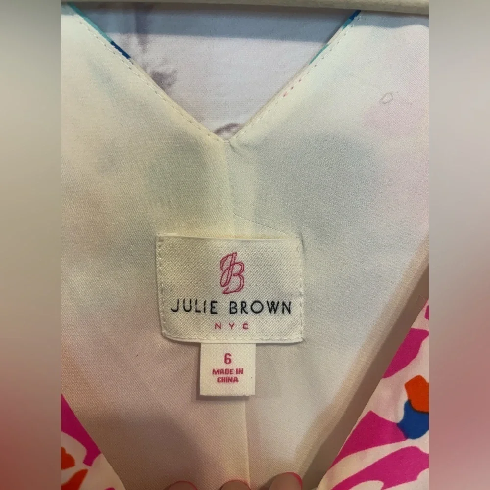 JB by Julie Brown Women’s Summer Silk Midi Dress Size 6 - Picture 6 of 7